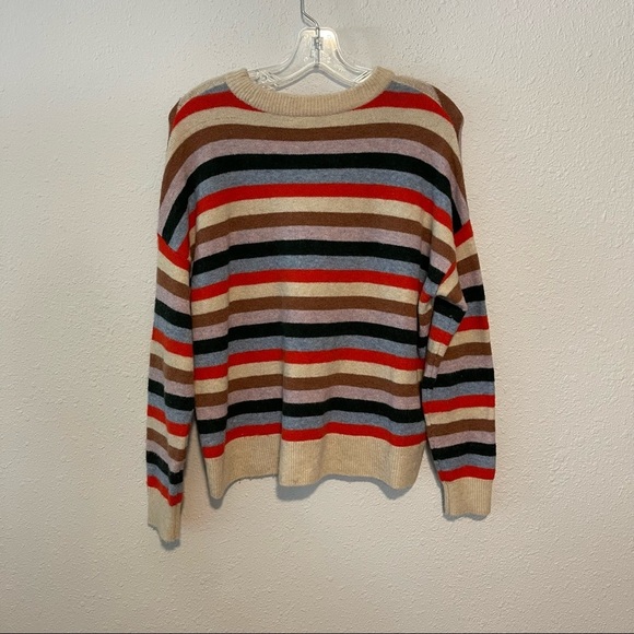 Madewell Striped James Pullover Sweater S - Picture 3 of 9